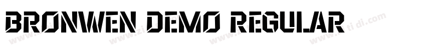 Bronwen DEMO Regular字体转换